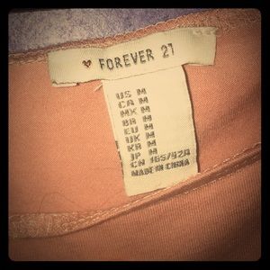 Millennial Pink Forever 21 Bodysuit